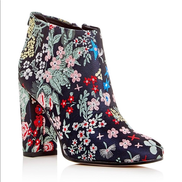 Sam Edelman Shoes - Sam Edelman Floral Jacquard Booties - sz 8